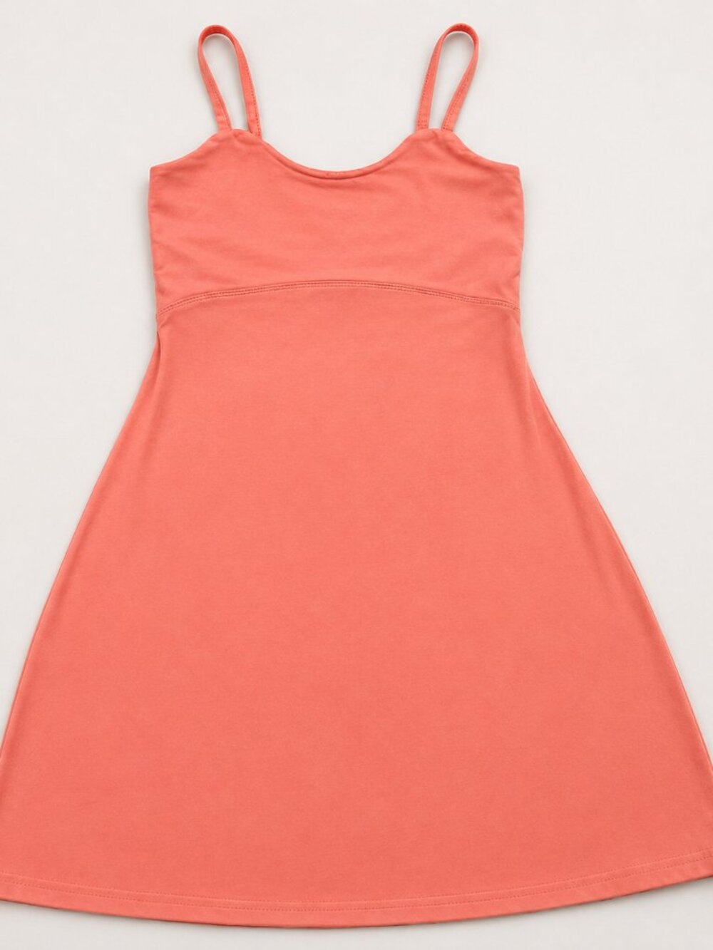 Core Knit Active Dress Juniors Sz. Athletic Spaghetti Strap Stretch Shirt Top